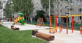 Благоустройство детской площадки во дворе от 1953 руб. в Архангельске