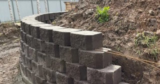 Установка подпорной стенки в Архангельске в октябре