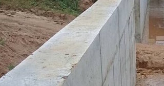 Строительство подпорной стенки из бетона в Архангельске в октябре